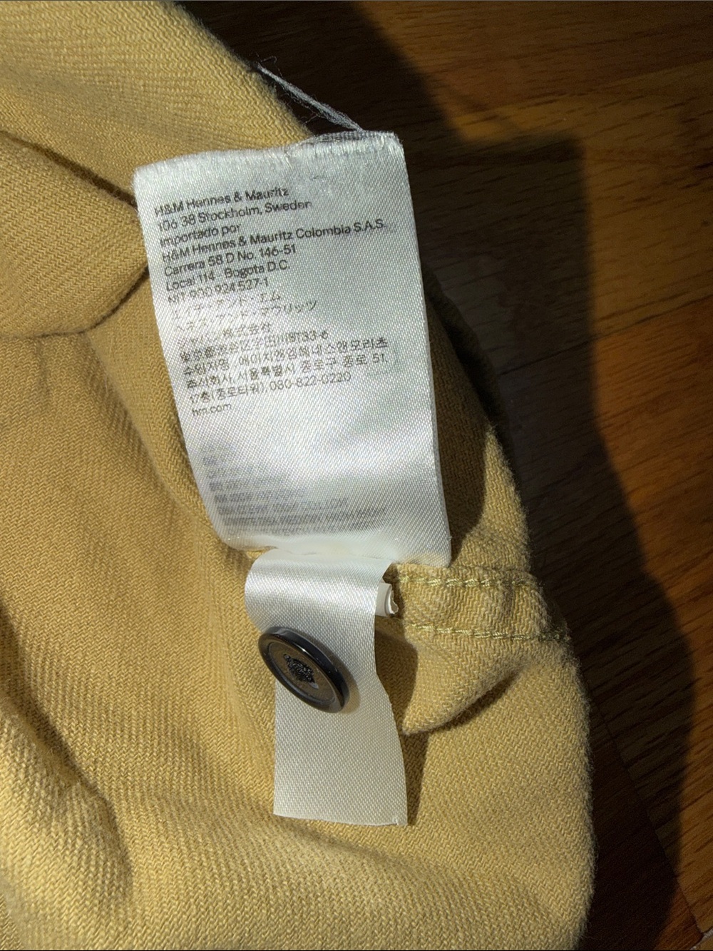 H&M Men's Light Tan Button-Down Casual Shirt Jacket - Picture 4 of 8